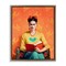 Stupell Industries Modern Frida Kahlo Framed Floater Canvas Wall Art